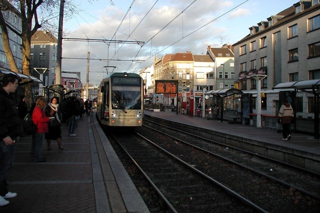De populaire Stadtbahn van Keulen