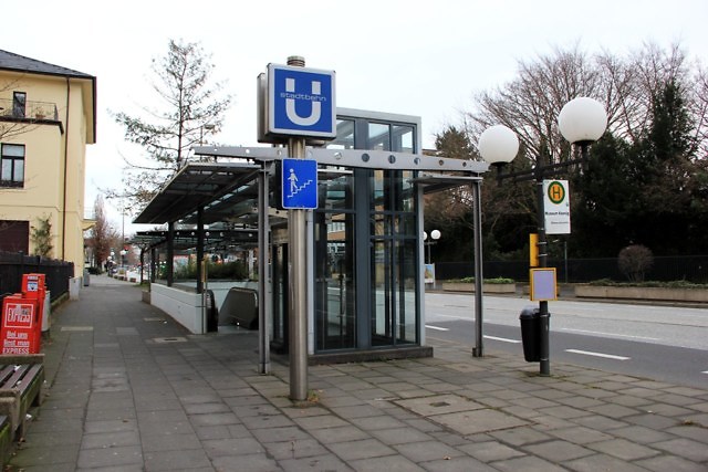 Een station van de Stadtbahn